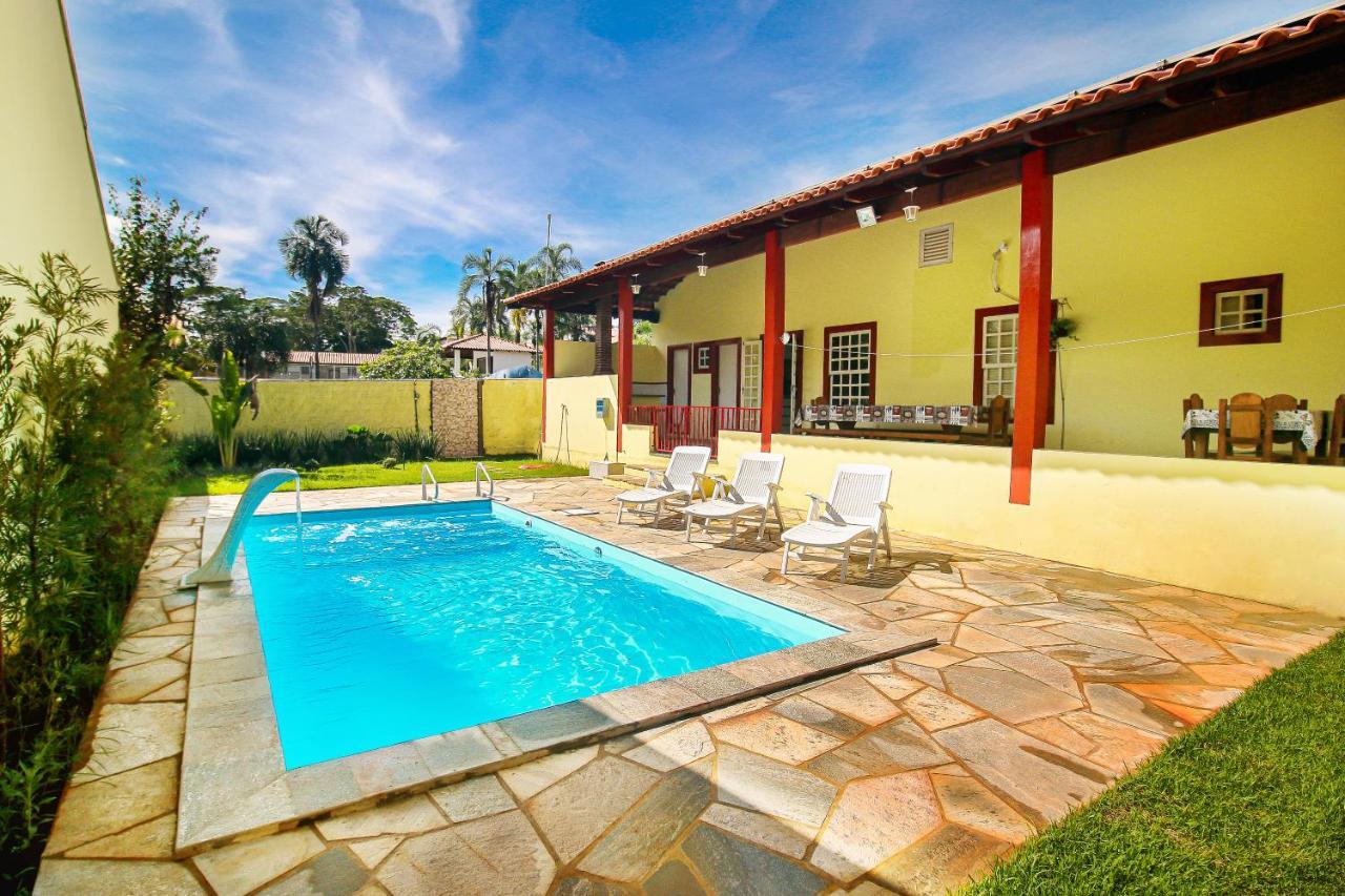 Casa Del Rey - Cond. Fechado Centro Villa Pirenópolis Kültér fotó